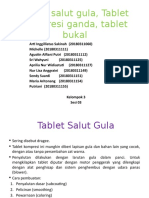 Tablet Salut Gula, Tablet Kompresi Ganda