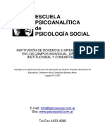 Temas de Psicología Social y Psicoanálisis