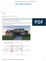 8 Simple Steps To Better VRAY Renderings - Tutorials - SketchUp Community