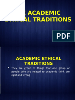Academic Ethical Traditions