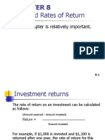Risks and Rate of Return Presentation
