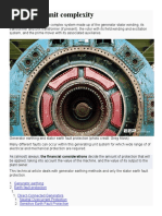 Generator Earthing and Stator Earth Fault Protection