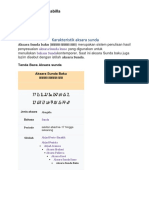 B. Sunda - Aksara Sunda PDF