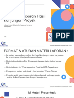 Kerangka Laporan Hasil Kunjungan Proyek PDF