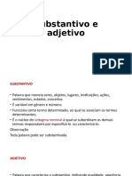 Substantivo e Adjetivo