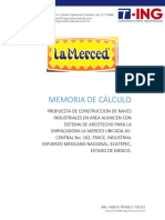 Memoria de Calculo Arcotecho La Merced