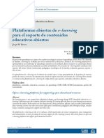 Plataformas Abiertas de E-Learning PDF