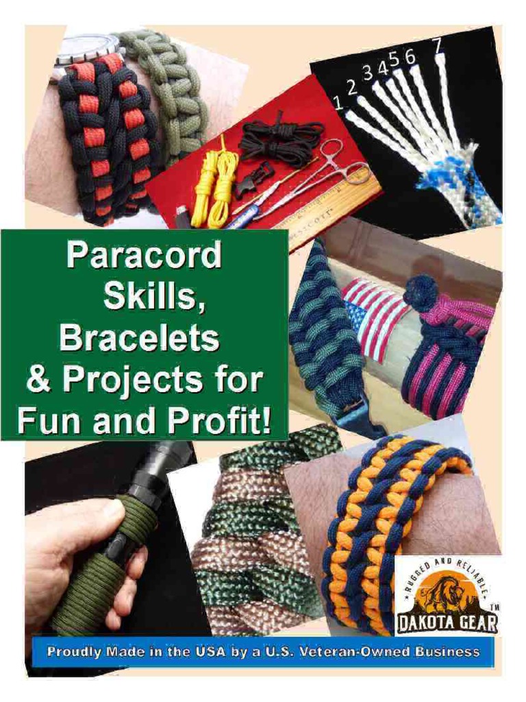 Paracord Skills Bracelets and Projects For Fun and Profit PDF, PDF, Equipment