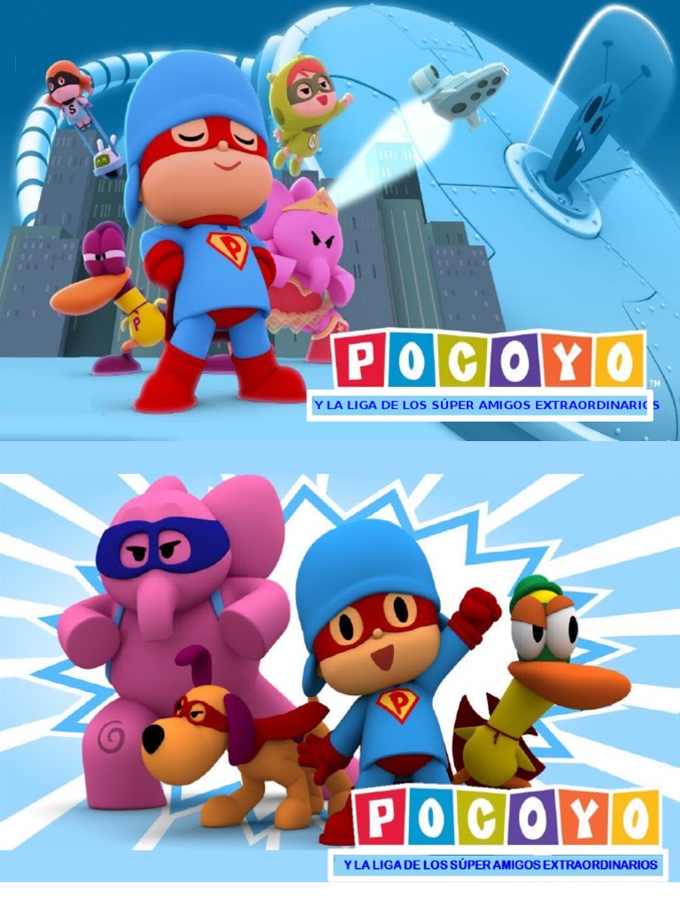Pocoyo and The League of Extraordinary Super Friends