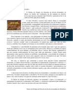 Relatório - Iniciativa Café Filosófico PDF