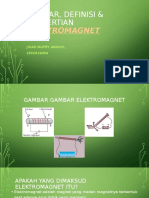 Gambar, Definisi & Pengertian Elektromagnet