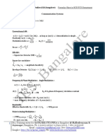 ECE Formula sheet