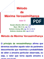 Aula 13 - Metodo Maxima Verossimilhança