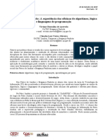 Aprendendo Ensinando - A Experiência Das Oficinas de Algoritmos, Lógica e Linguagens de Programação PDF