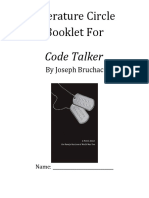 Code Talker Literature Circle Booklet