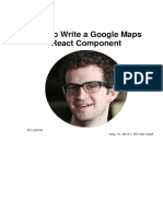 How To Write A Google Maps React Component