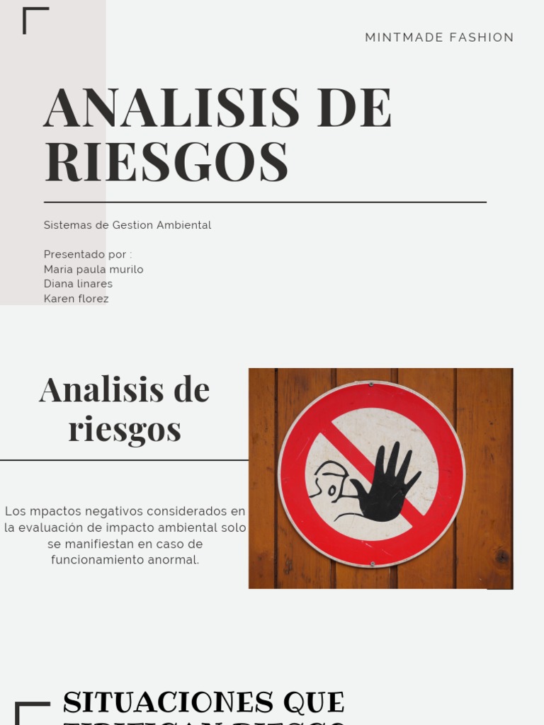 Analisis de Riesgos PDF | PDF | Evaluación de riesgos | Riesgo