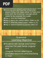 Regular and Irregular Verbs