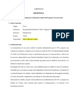 Modelo de gestión para el Programa Vaso de Leche en Velille-Chumbivilcas