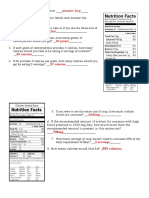 Label Reading Worksheet 2014 TO POST ANSWERS