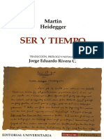 Heidegger. Ser y Tiempo. Traducción Jorge Eduardo Rivera. Trotta PDF