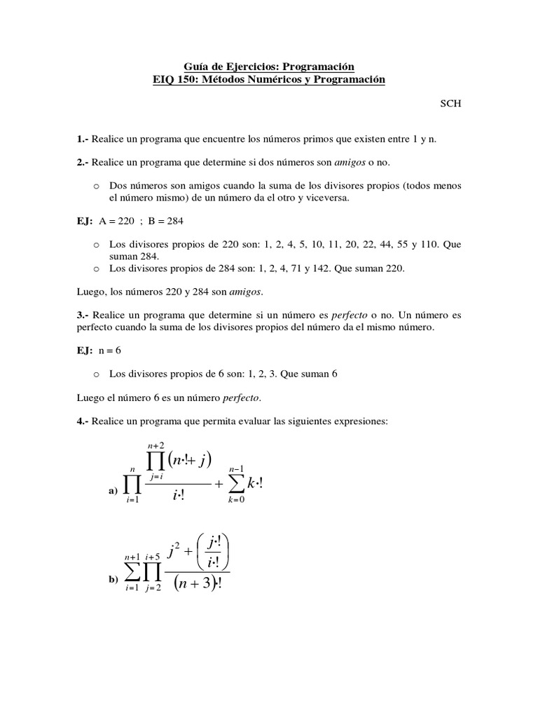 Eiq 150 Ejercicios Programacion