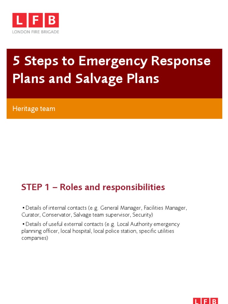 Emergency Response and Salvage Guide | PDF | Emergency Management ...