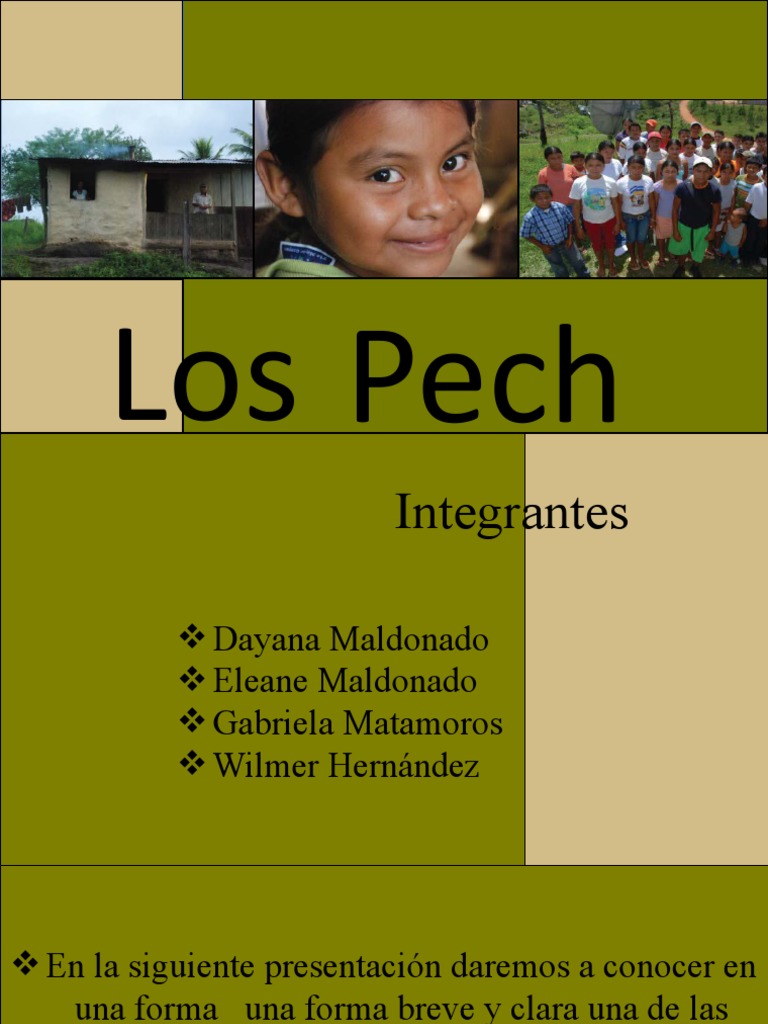 Cultura y Tradiciones de los Pech en Honduras | PDF | Honduras ...