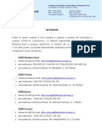 Relationarea SDEE Muntenia Nord Cu Partenerii Si Clientii in Perioada Epidemiei de Coronavirus