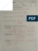 2º ESO Examen Matemáticas - Tema 3 (Con Solución)