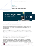 40 Side Project Ideas For Software Engineers - Codementor