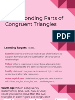 Corresponding Parts of Congruent Triangles