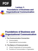 EN3165 - LT1 (Foundations of Bus & Org Comm) Presentation For Edit