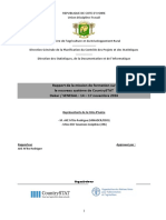 RAPPORT MISSION COTE D - 'IVOIRE - Nouveau CountrySTAT - DAKAR - 14AU17NOV16 VF