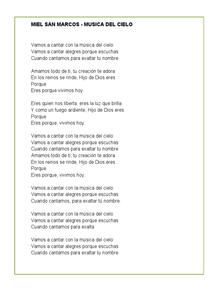 miel san marcos mp3
