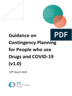 Guidelines On Contingency Planning For People Who Use Drugs and COVID 19 Version 1