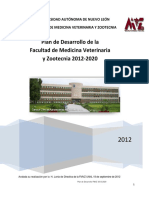 Plan de Desarrollo FMVZ UANL 07 Abril 13 PDF