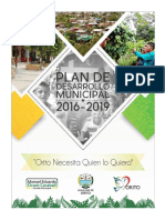 Plan de Desarrollo Municipal 2016 2019 PDF