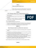 Elaboracion de Proyectos de Estudio de Caso