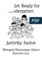 Bridge To Kindergarten Packet 2012
