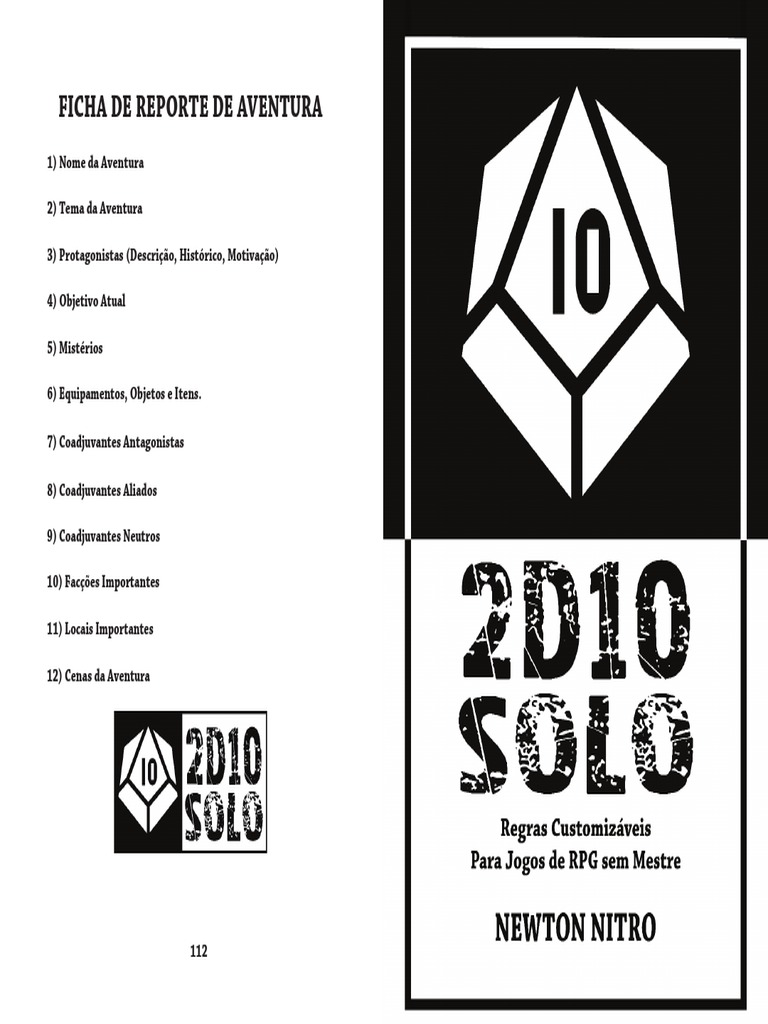 Aventura Solo RPG | PDF | Jogos de RPG | Olho