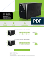 Data Sheet Nobreak para CFTV GS0172 1440VA 127VAC - Rev - 01