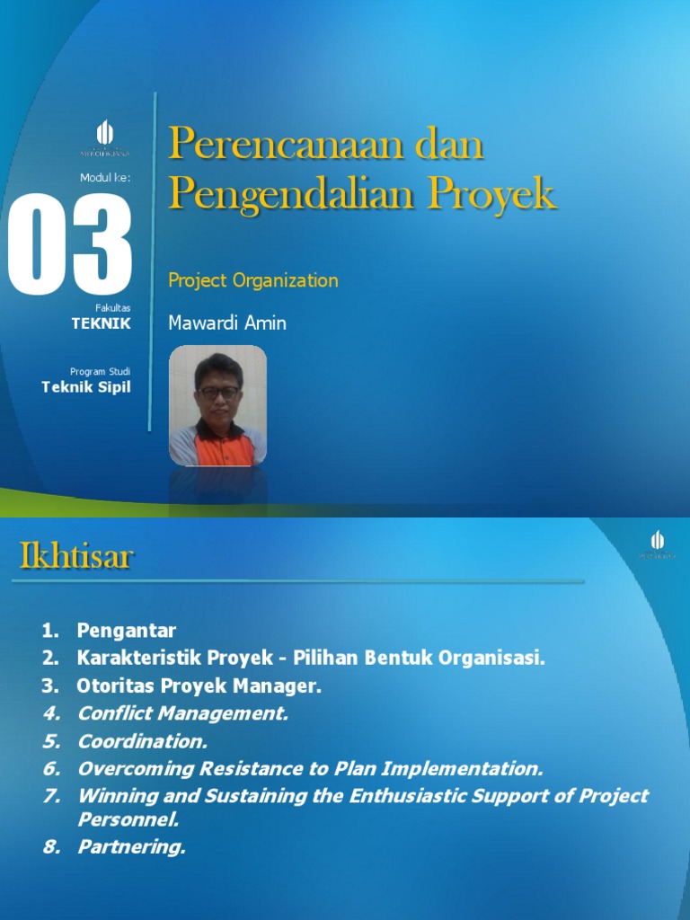 Organisasi Proyek dan Peran PM | PDF