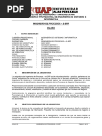 Silabo Ingenieria de Procesos
