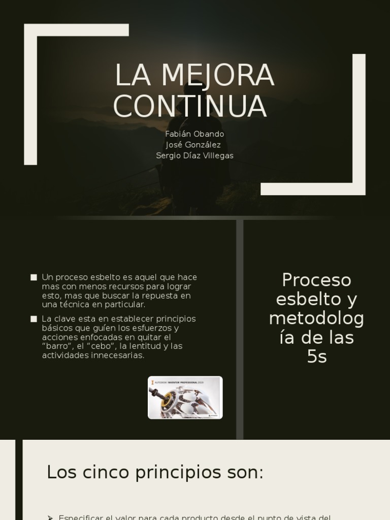Mejora Continua y Lean Manufacturing | PDF | Lean Manufacturing ...