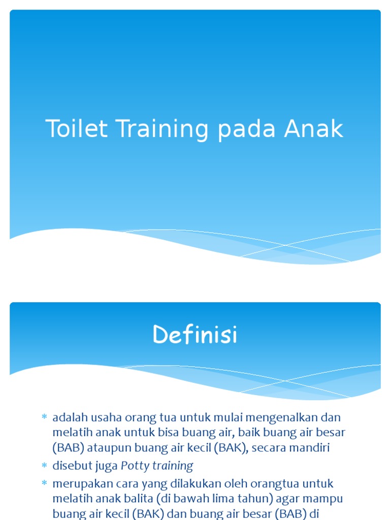 Toilet Training Pada Anak PDF