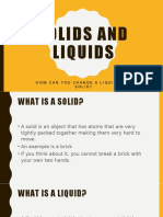 Solids and Liquids Powerpoint