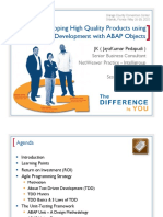 ABAP TestDrivenDevelopment JKPedapudi 1106 PDF