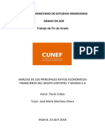 Análisis de Los Principales Ratios Económico-Financieros Del Grupo Cortefiel y Mango S.A.