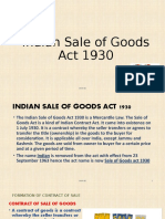 Sales of Goods 1930